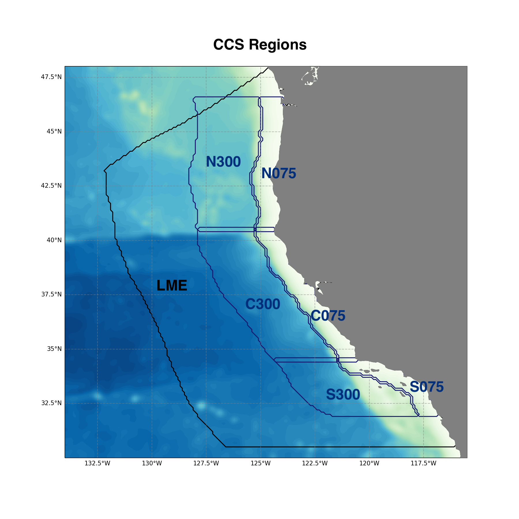 CCS Regions Map