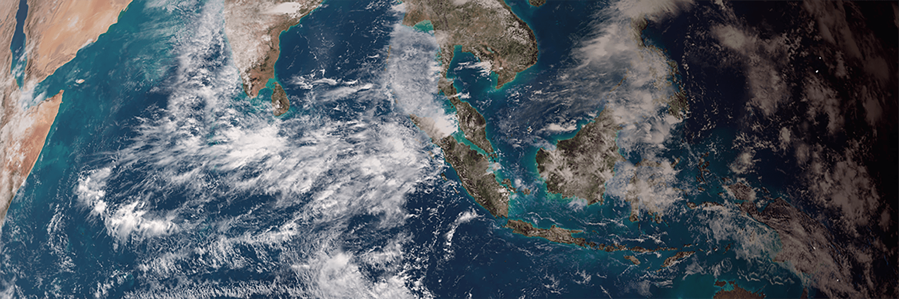 Satellite image of the Indo-Pacific (Credit: NASA)