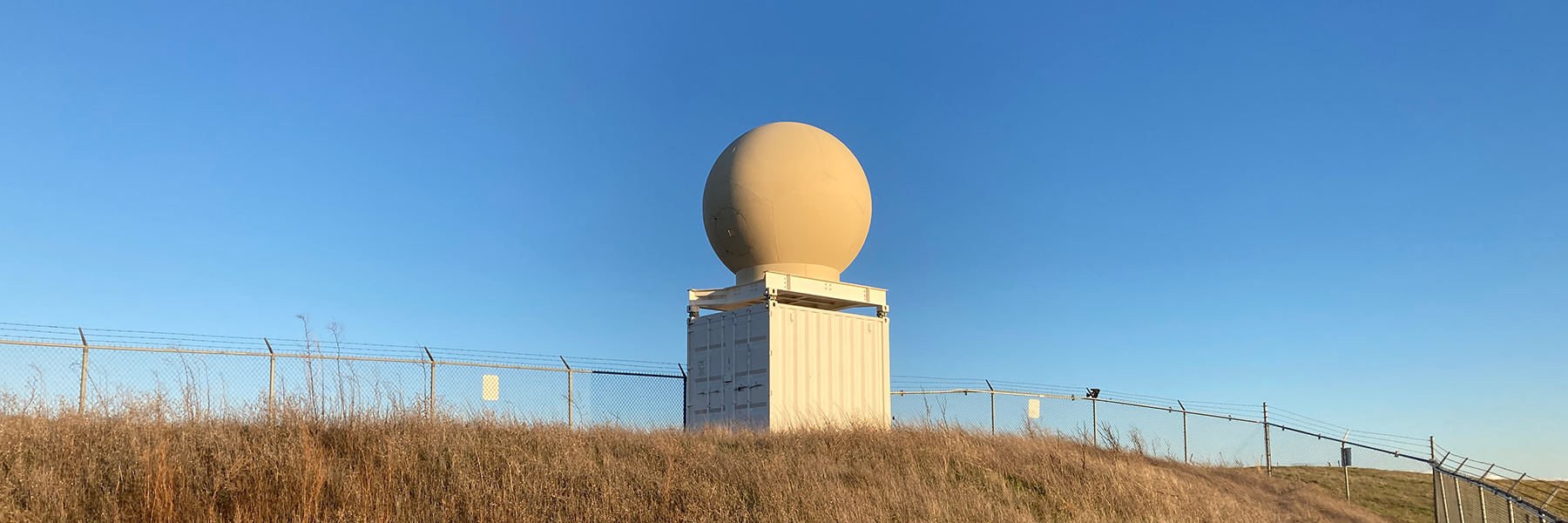 An X-Band radar installed for AQPI