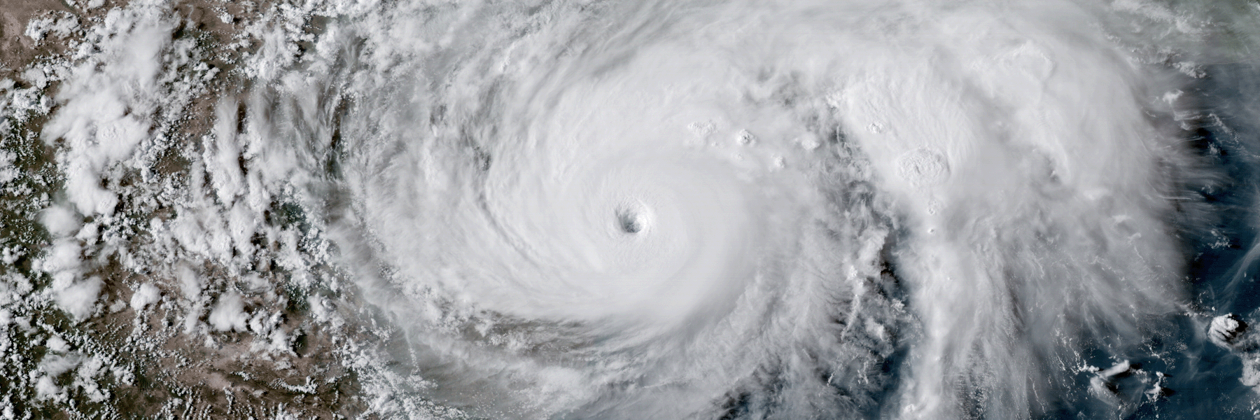 Satellite image of Hurricane Harvey, August 2017. Credit: NOAA