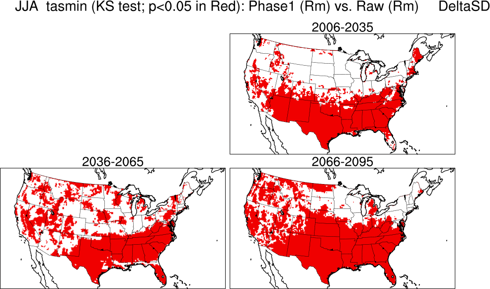 k s test min temp continental us