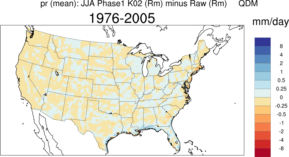 mean error min precip cont us