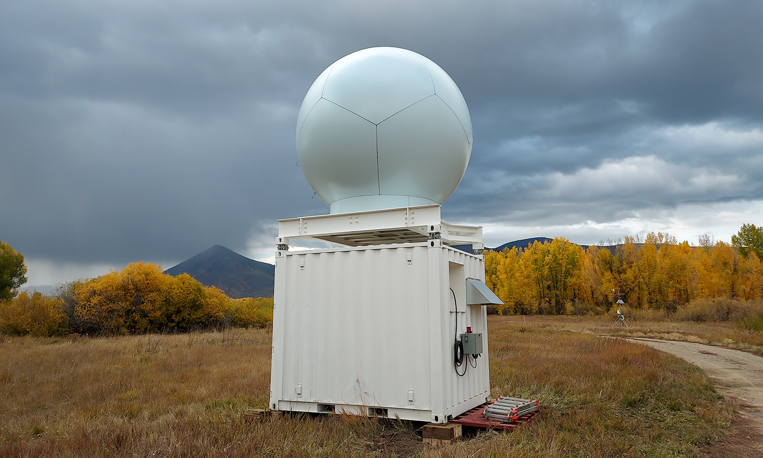 The X-Band Radar installed for SPLASH.