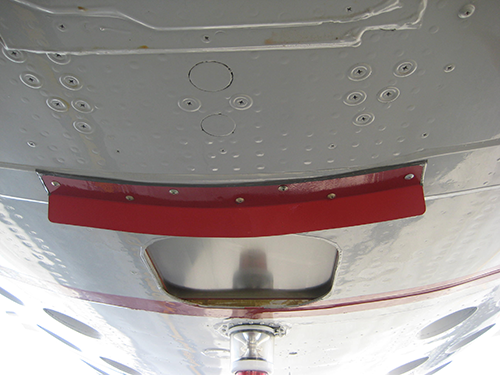 Housed in the belly of the P3 aircraft, the W-Band Radar looks down through a thick radar-transparent window at the sea surface below. Credit: Dan Wolfe, CIRES